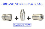 Grease nozzle package