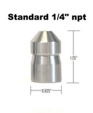 Standard sewer nozzle