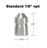 Standard sewer nozzle