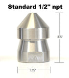 Standard sewer nozzle 
