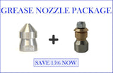 Grease nozzle package
