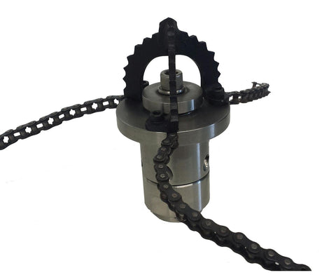ROTATING NOZZLE WITH CHAINS